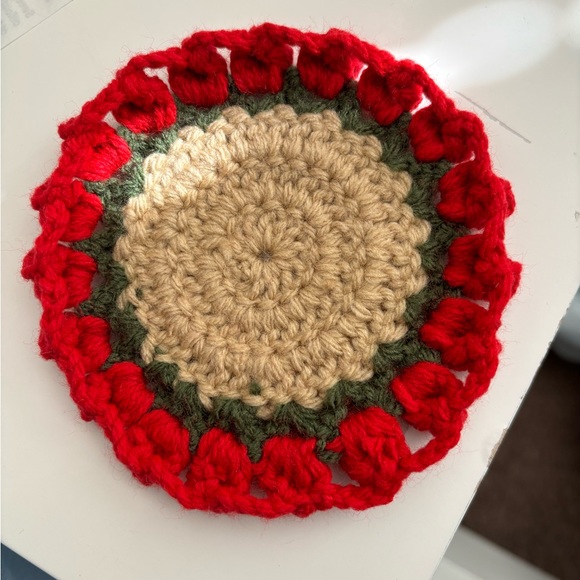 Crochet flower coasters 🌷 - Picture 4 of 4